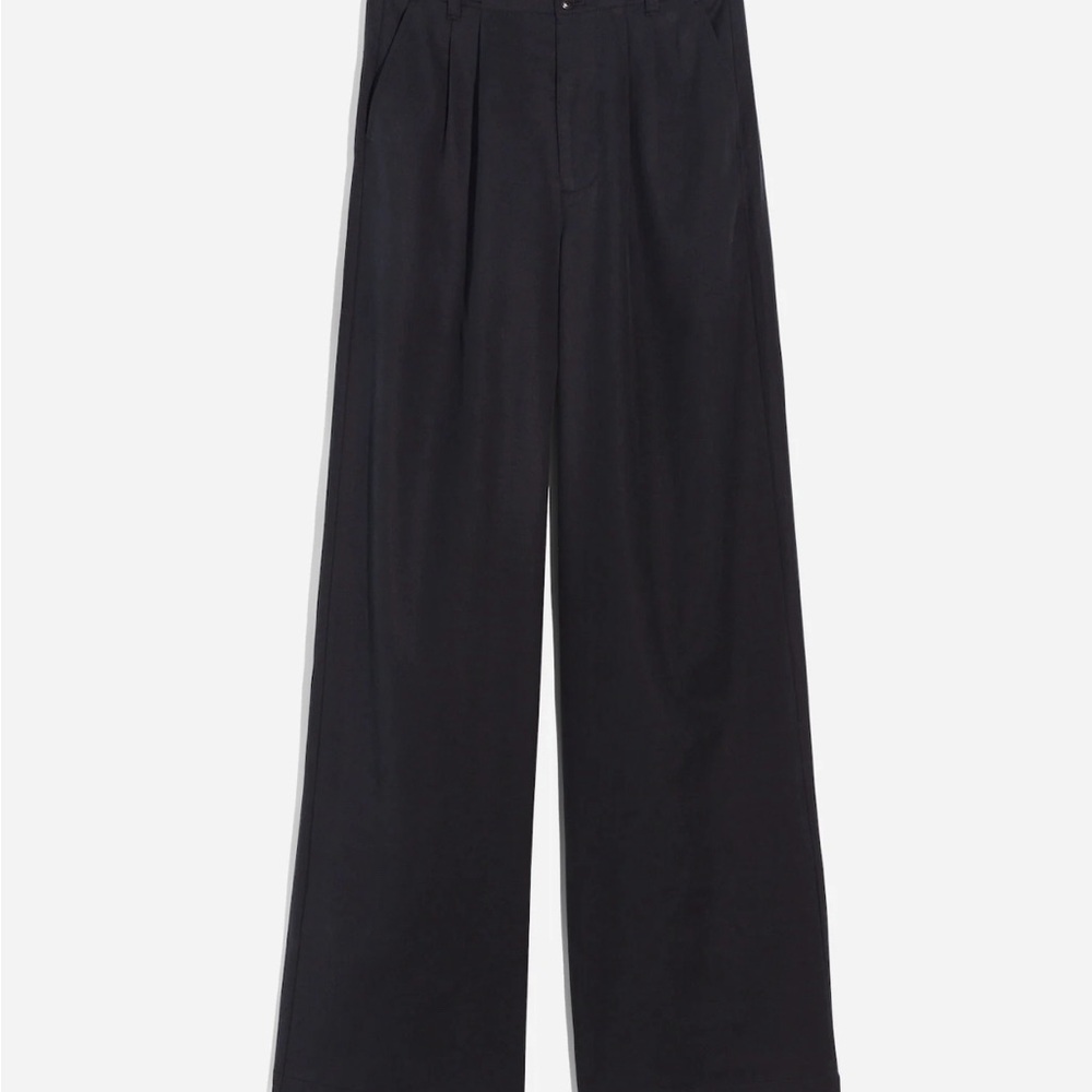 Madewell Harlow Wide-Leg Pant in Drapey Twill